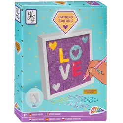 Grafix Bastelset Diamantmalerei 'LIEBE'