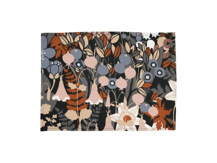 Almedahls Set de table Skogen 34x45 cm, lot de 2 Bleu-marron