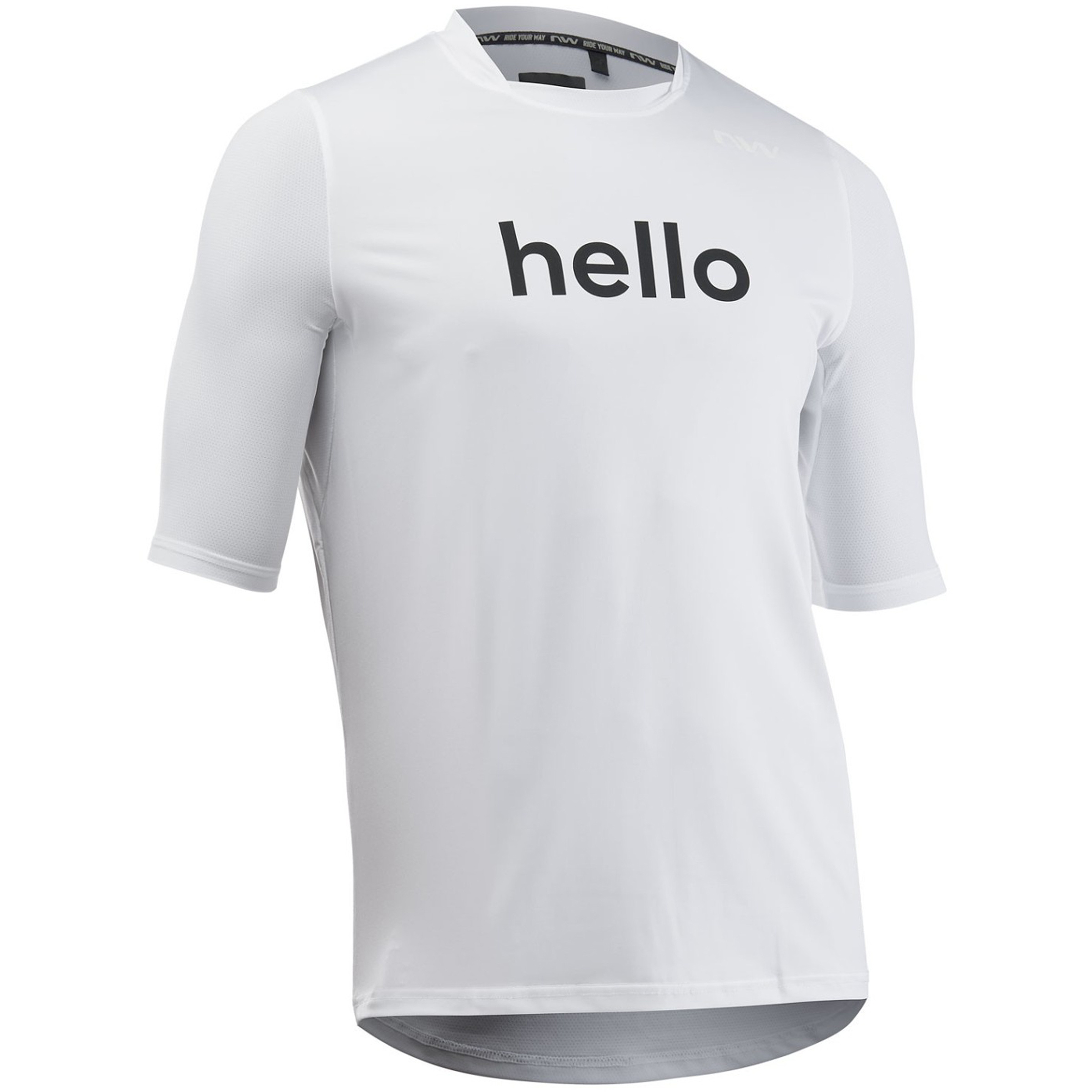 Northwave Bomb Hello Goodbye Trikot Herren Radtrikots weiss Größe M Schnell trocknend