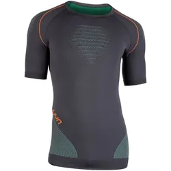 UYN Evolutyon Funktionsshirt Herren charcoal/green/orange shiny XXL