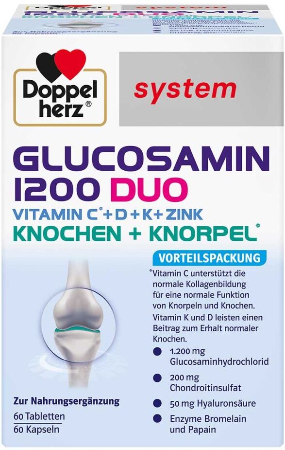 Doppelherz Glucosamin 1200 Duo System Kombipackung