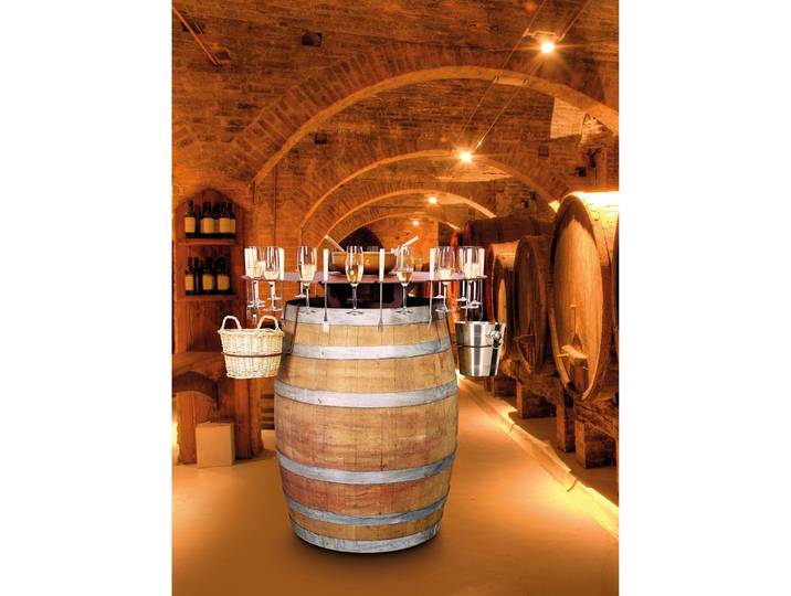 Nouvel Wein- und Fonduebar nur Aufsatz und Zubehör - Material: Eisen