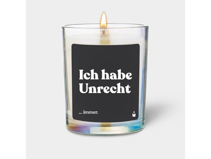 Duftkerze Rainbow Woody Ich habe Unrecht