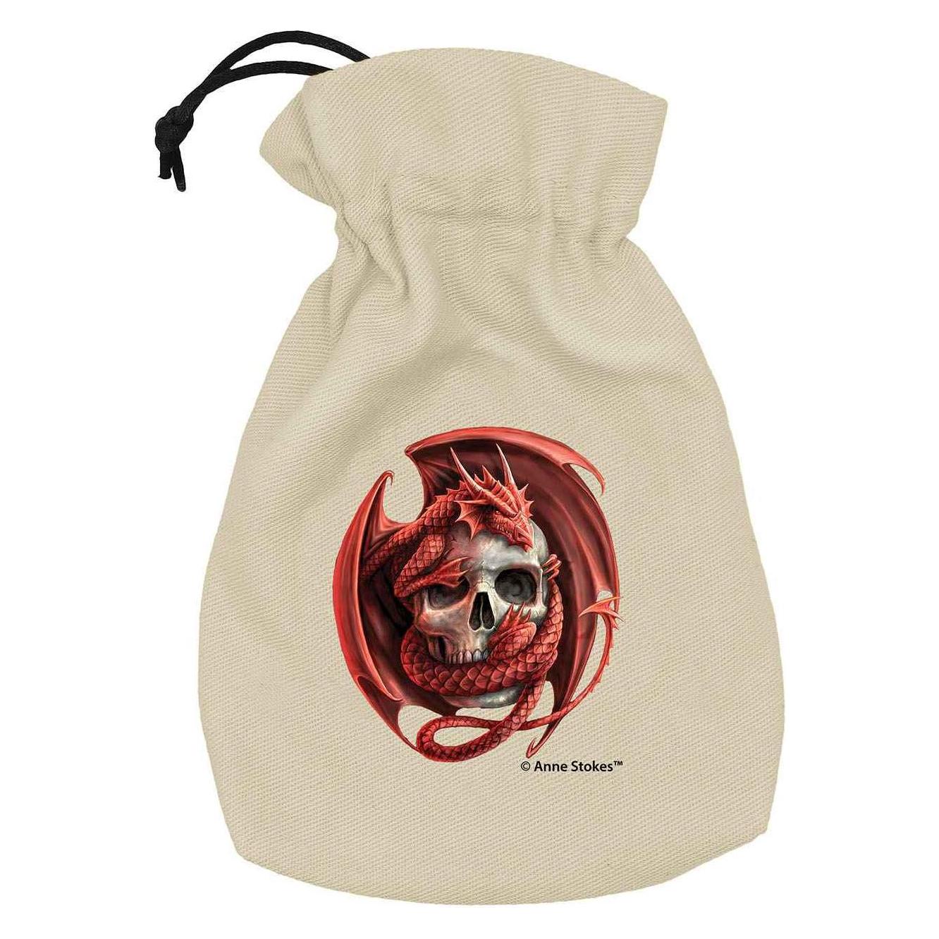 Q Workshop Anne Stokes Würfelbeutel Skull Embrace (437454)