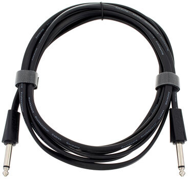 Rockboard Flat Lead Cable 300cm S/S blk Schwarz
