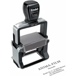 Trodat, Stempel, Textstempel, individualisierbar 5204 selbstfärbend schwarz