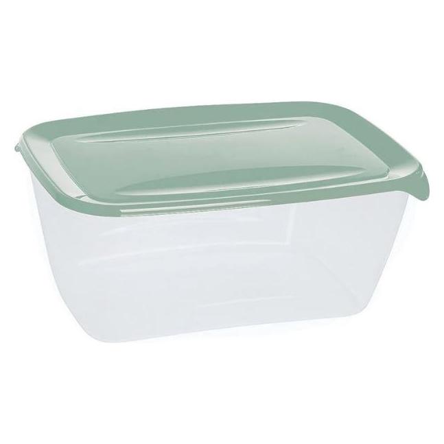 Curver Fresh&Go-Lebensmittelbehälter, 5 l, rechteckig, grün (5 l) (CURVER)