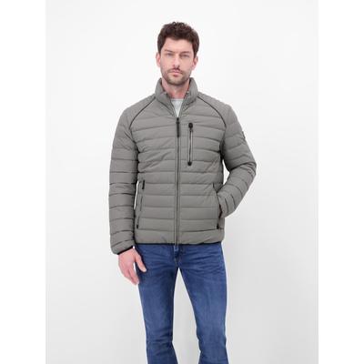 Blouson LERROS "Steppjacke im Blouson-Stil für Herren", Herren, Gr. 3XL, grau (basalt grau), 100% Polyester, Jacken Blouson
