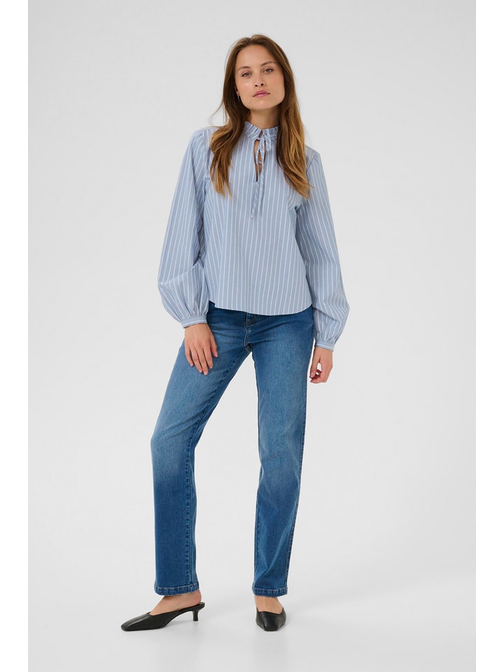 Kaffe Bluse in Hellblau - 38