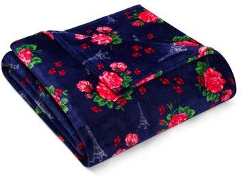 Betsey Johnson French Floral Blanket