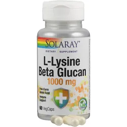 L-Lysin Beta Glucan & Olivenblätter Solaray 60 ST