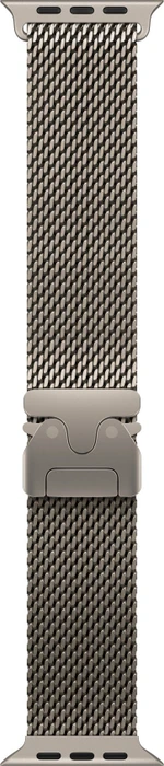 Apple Watch 49 mm Mailänder Armband aus Naturtitan - Small