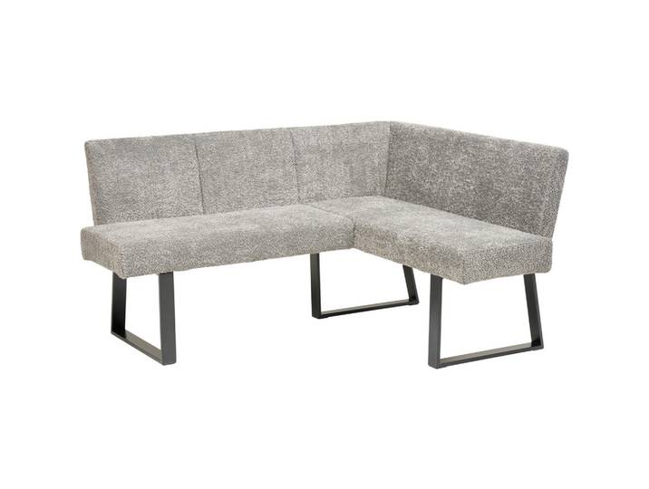 Livetastic Eckbank, Grau, Metall, 3-Sitzer, L-Form, nur wie online abgebildet bestellbar, 160x130 cm, Esszimmer, Bänke, Eckbänke