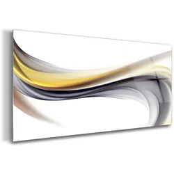 GLASBILD 120x60 cm Moderne Kunst