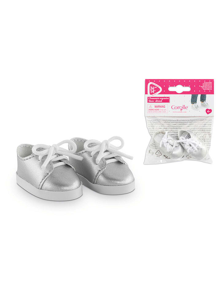 Puppenschuhe "Corolle MC" in Silber - ab 4 Jahren - onesize