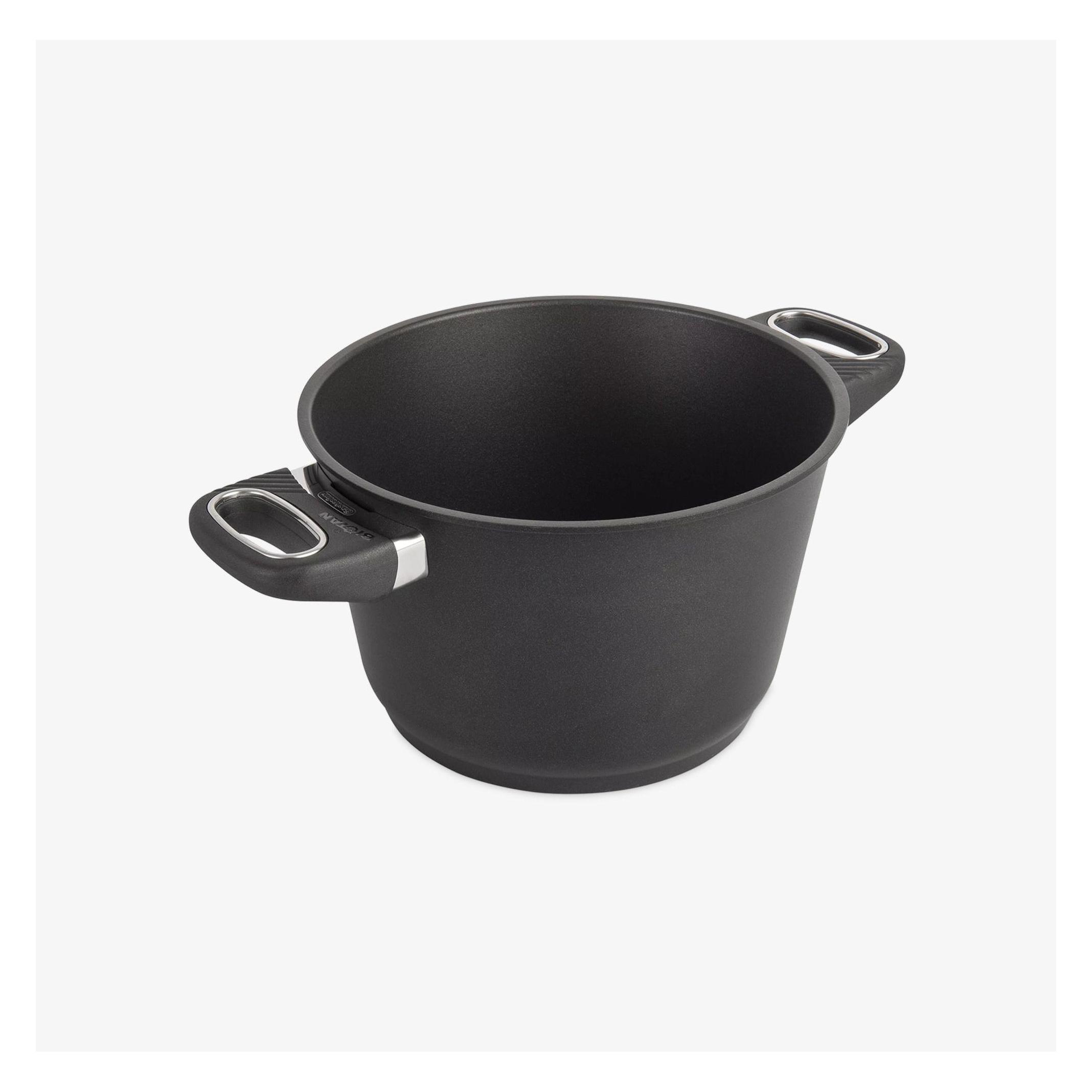 Gastrolux Kochtopf BIOTAN schwarz (Bräter + Schmortopf, Aluminium, 24 x 13.50 cm) (17400 M0531-0532)