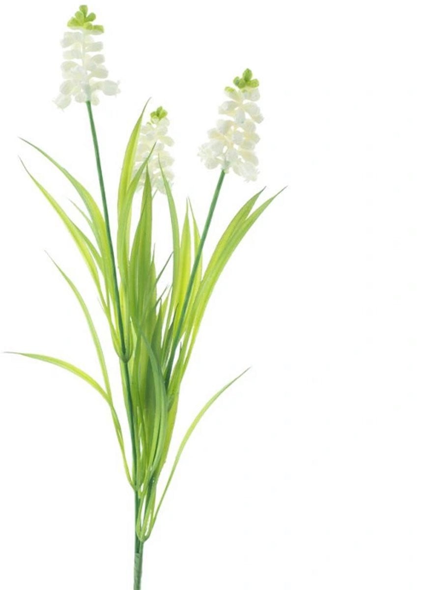 Erutan Avon Muscari spray cream kunstbloem 54 cm
