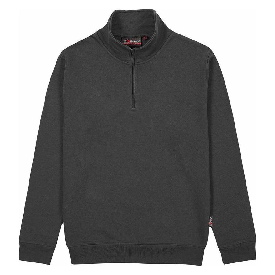 Upower Sweatshirt Kurzer Reissverschluss Grau Meteorit Grösse (XL) (001118365)