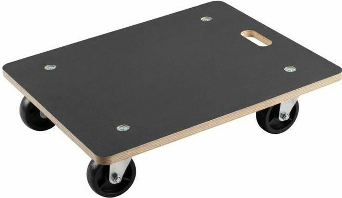 Metafranc WU0822020 Transportroller met 4 wielen, Draagvermogen: 400 kg, B/D/H: 59 x 49 x 14 cm