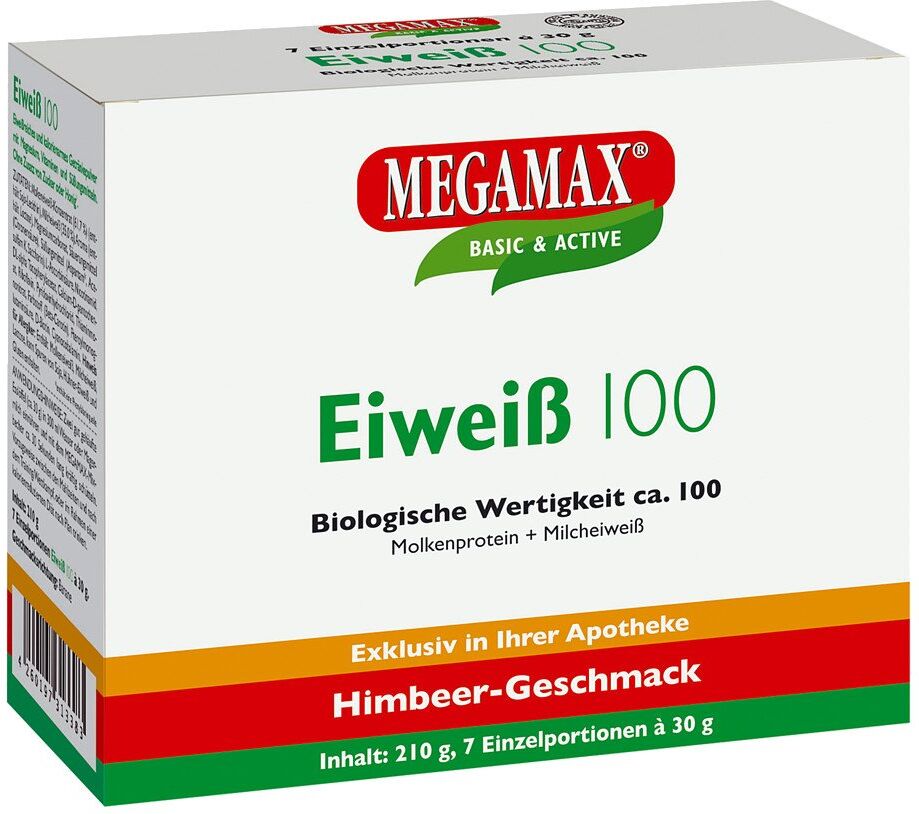 Eiweiss 100 Himbeer Megamax Pulver 7X30g