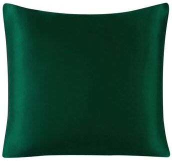 Uplifted Finds Pure Silk Pillowcase With Zipper Closure Soft Luxury Pillow Cover 50 X 50 Cm green