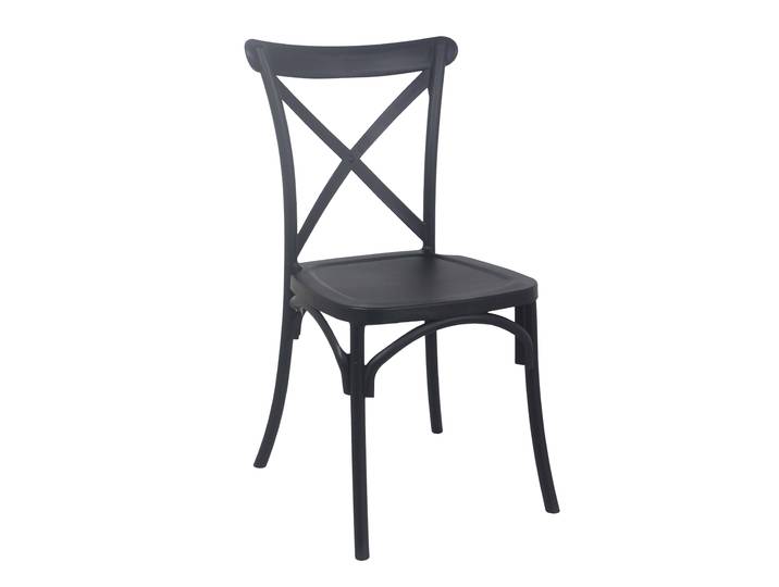 Oviala - Chaise de jardin en plastique style bistrot
