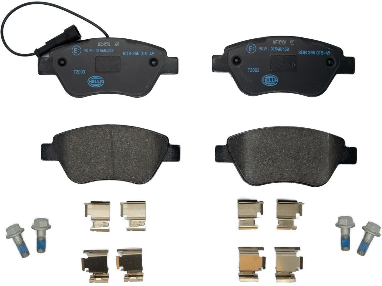 HELLA 8DB 355 015-491 Brake pad set