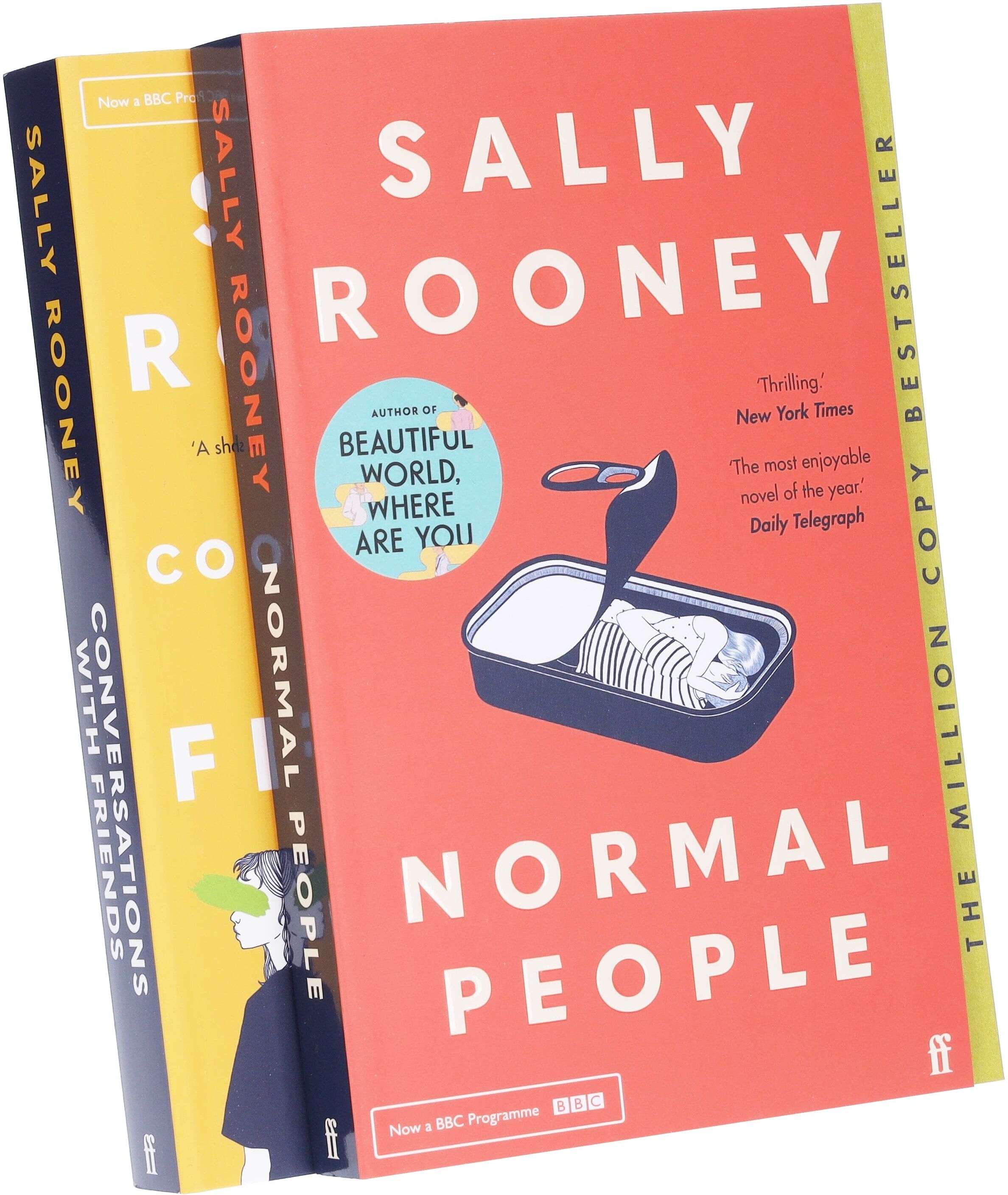 Normal People and Conversations with Friends By Sally Rooney: 2 Books Collection Set - Fiction - Paperback Faber & Faber