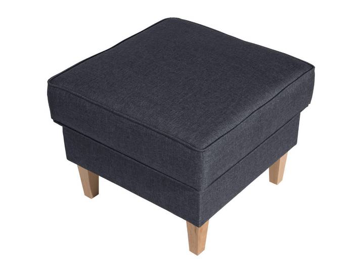 Max Winzer Hocker Lorris, Blau, Holz, Buche, quadratisch, 53x45x53 cm, Goldenes M, Made in Europe, Wohnzimmer, Hocker, Sitzhocker
