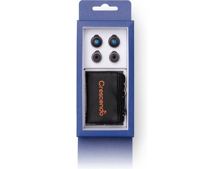 Crescendo Sleep Gehoorbescherming - Oordoppen om te slapen - SNR 24dB - 2 maten (medium/large) - Zacht en comfortabel - Met opbergetui