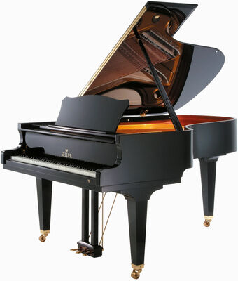Seiler 186 Maestro Grand Piano Schwarz poliert