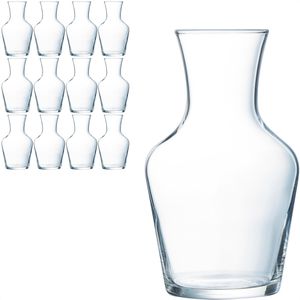 Arcoroc Karaffe Carafon Vin C0197, 0,58 Liter, Set, 12 Stück