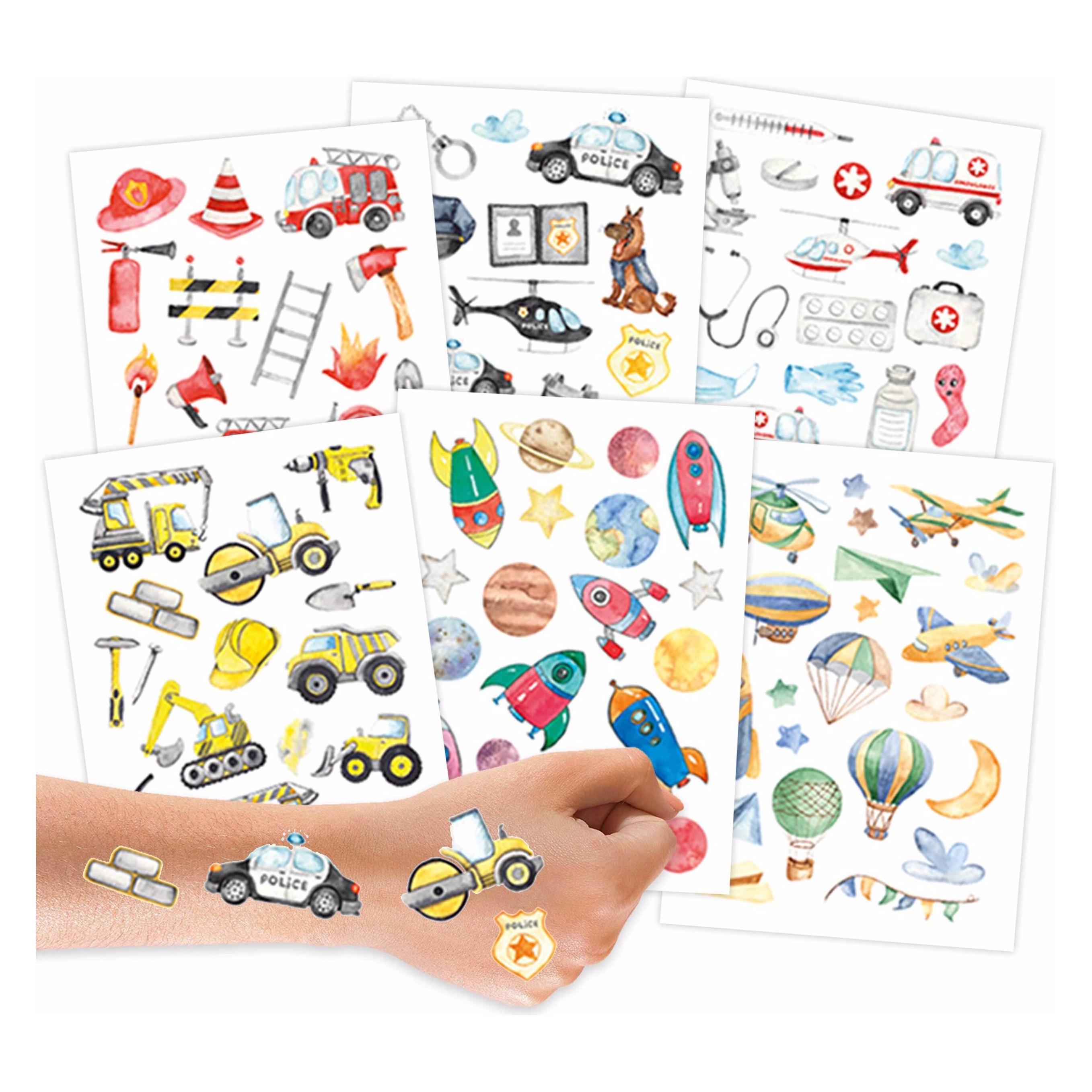 Papierdrachen Kindertattoos (B005-001-005)