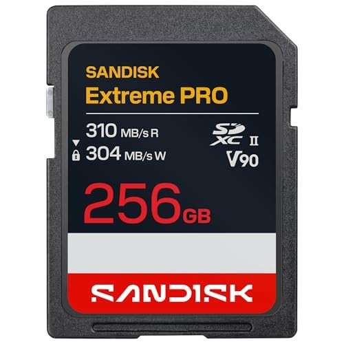 SanDisk Extreme PRO SD UHS-II V90-kaart 256 GB