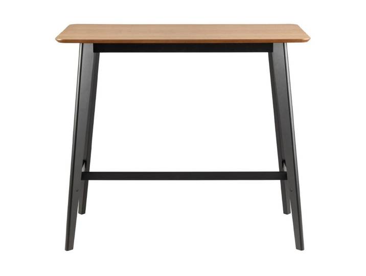 Bartisch AC DESIGN Roxby Braun/Schwarz , braun (braun, schwarz), B:120cm H:105cm T:60cm, Tische, Bartisch