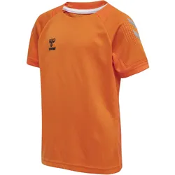 hummel LEAD kurzarm Polyester Trikot Kinder orange tiger 152