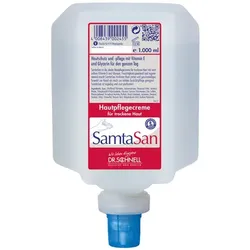 Dr. Schnell Samtasan 1 L Hautpflegecreme Pflegelotion Öl-in-Wasser-Emulsion zur Pflege trockener Haut