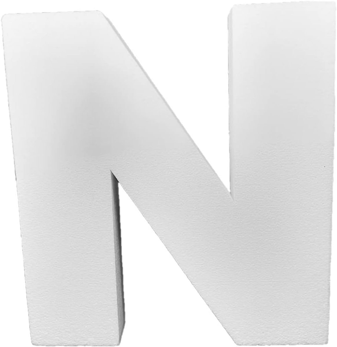 Styrofoam Decoratie Letters met Vlakke Bodem voor Bruiloft of Jubileum, Hoogte: 40 cm