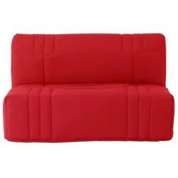 Conforteam, Sitzbank, BZ DREAM Sitzbank – 100 % roter Baumwollstoff – 140 x 190 cm grosse Bettwäsche – Klassisch – Weich