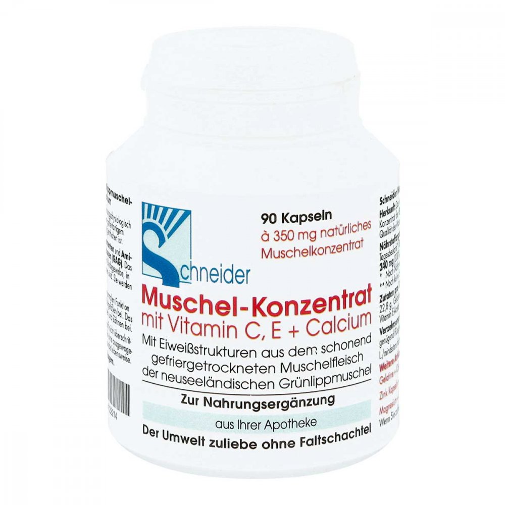 J.Schneider GmbH Muschel Konzentrat mit Vitaminen en Kapseln 04122214