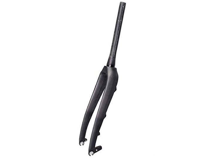 Fahrradgabel Ultraleichte MTB Carbon Fahrradgabel 26 27,5 Zoll Fahrradgabeln Kohlefasergabel Federgabel Starre Gabel Fahrrad Vorderradgabel Scheibenbremse 1-1/8 Qr 400G, 27,5 Zoll TT