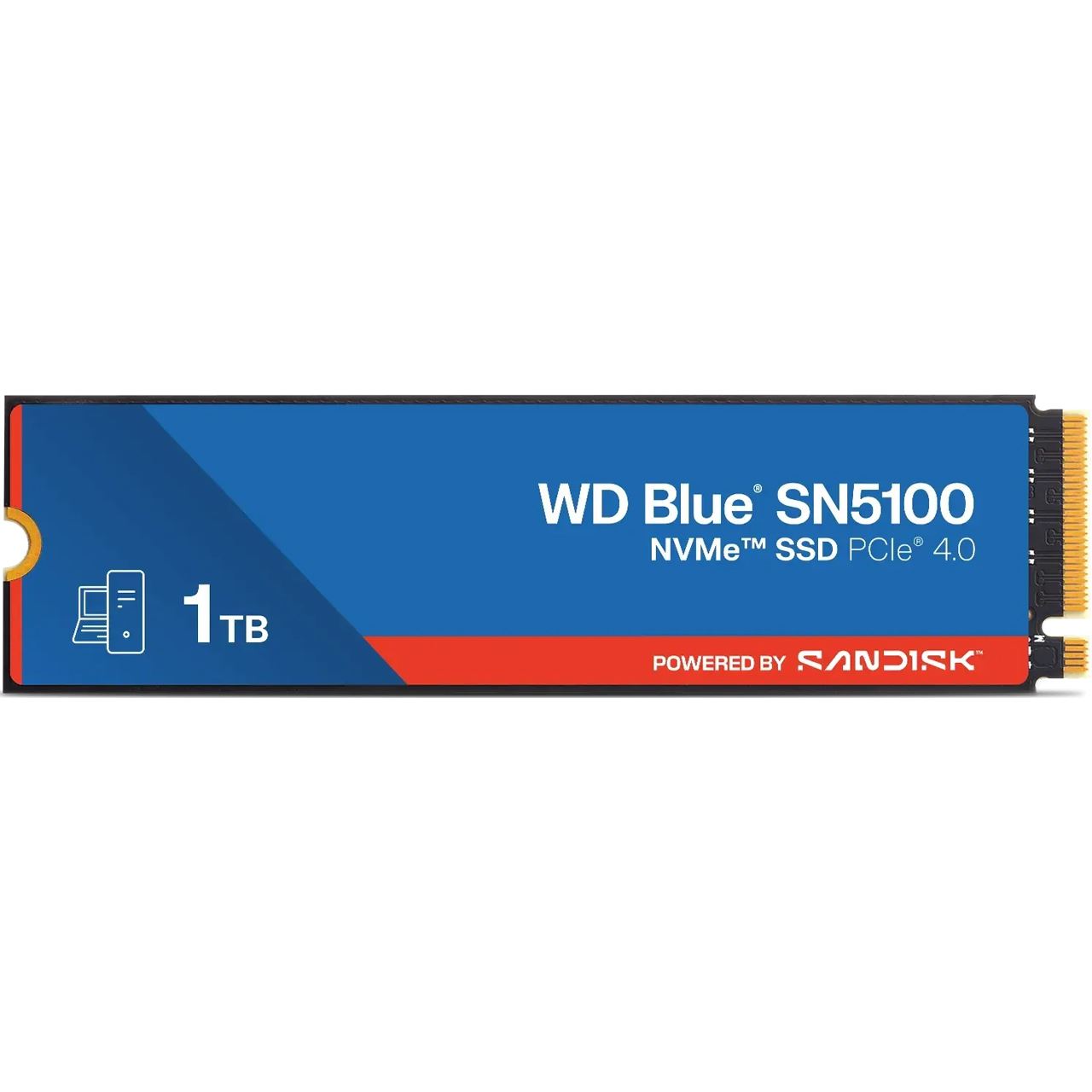 1TB SanDisk WD Blue SN5100 M.2 2280 PCIe 4.0 x4 3D-NAND QLC (WDS100T5B0E-00CPE0)