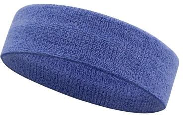 Uplifted Finds AOLIKES Elastic Cotton Athletic Headband And Moisture Wicking Sweatband For Gym Fitness And Sports lake Blue