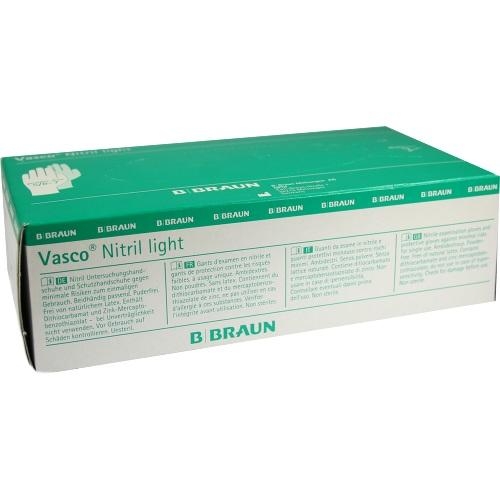 B. Braun Melsungen AG Vasco Nitril light Untersuchungshandschuhe Größe s 06810409