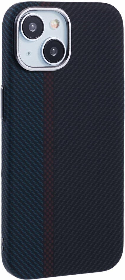 iPhone 13 - EIDERWOOD Mønstret Carbon Cover - MagSafe Kompatibel - Dark Colored Pattern