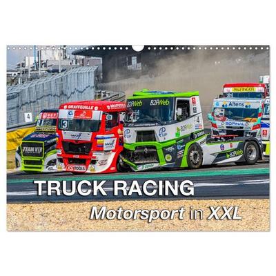 TRUCK RACING - Motorsport in XXL (Wandkalender 2027 DIN A3 quer), CALVENDO Monatskalender