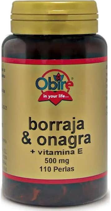 Obire Borraja y Onagra + Vitamina E 500 mg 110 caps