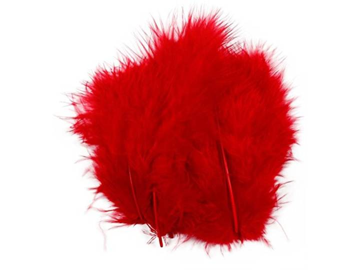 Veren, maat 5-12 cm, rood, 15st