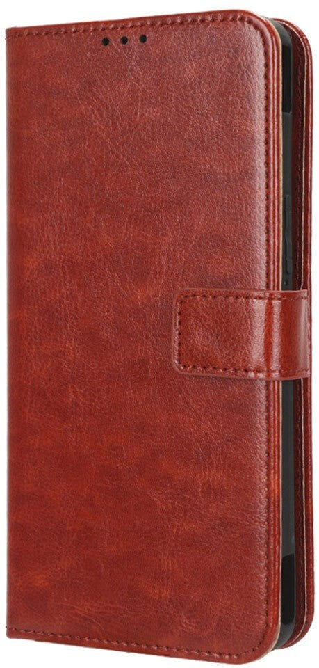 INCOVER Asus ROG Phone 7 Læder Flip Cover m. Pung & Strop - Brun