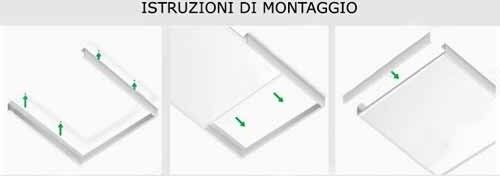 V-Tac Custodia/supporto In Metallo Per Montaggio Esterno Pannelli Led 120x30cm  – Sku 8158